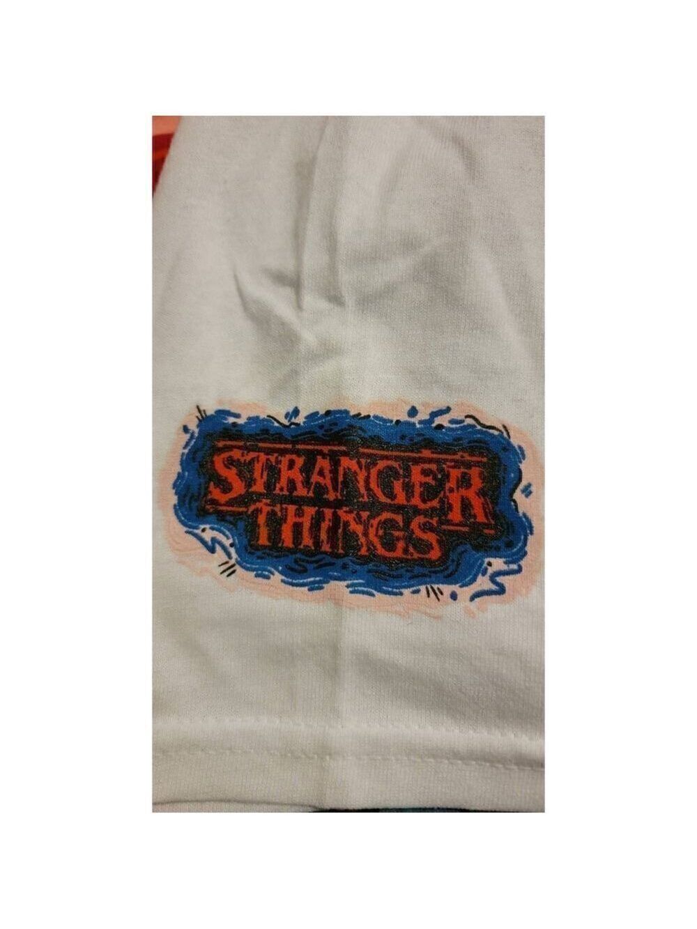 Stranger Things White Graphics T-Shirt Adult XL - Picture 3 of 3
